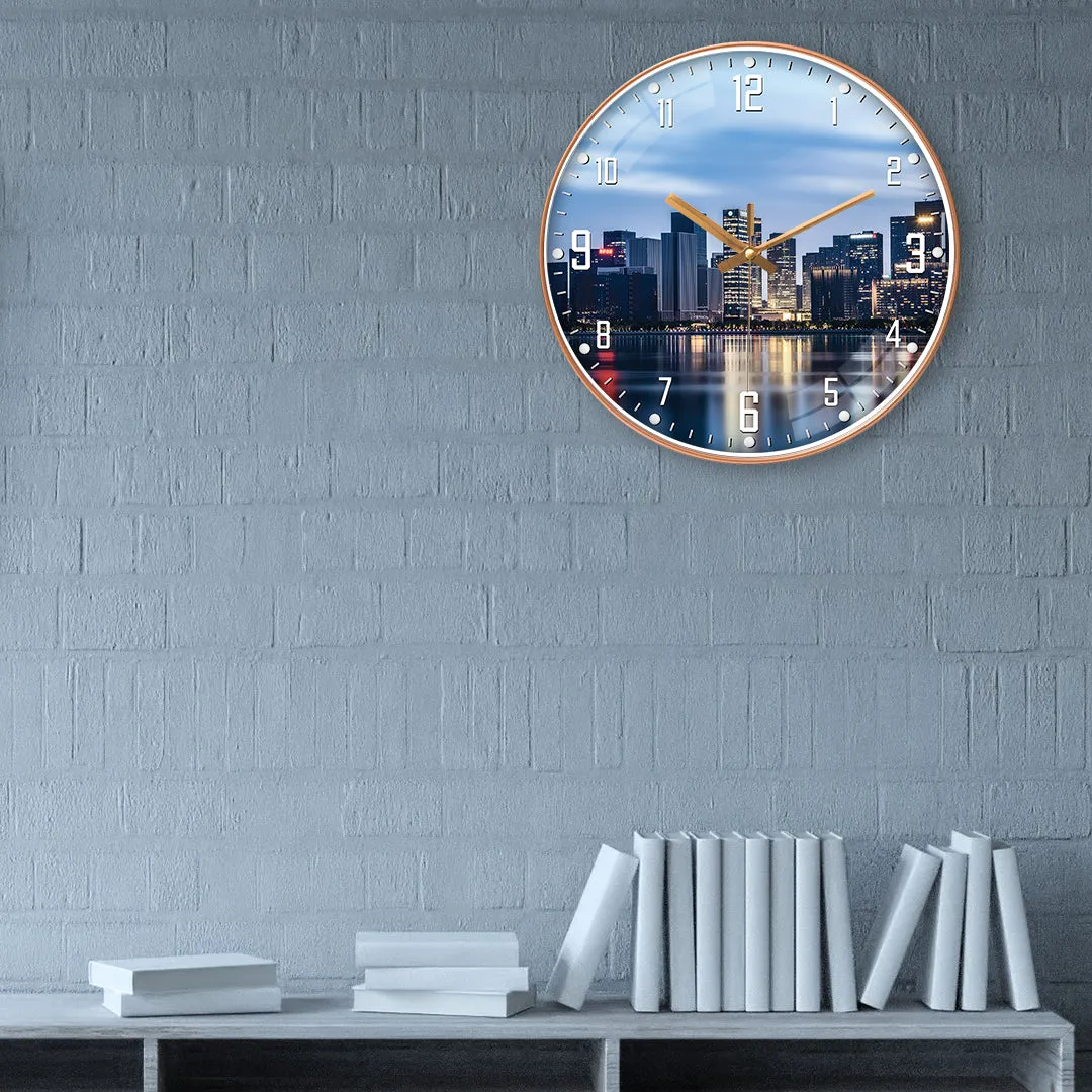 Beautiful chicago city wall clock