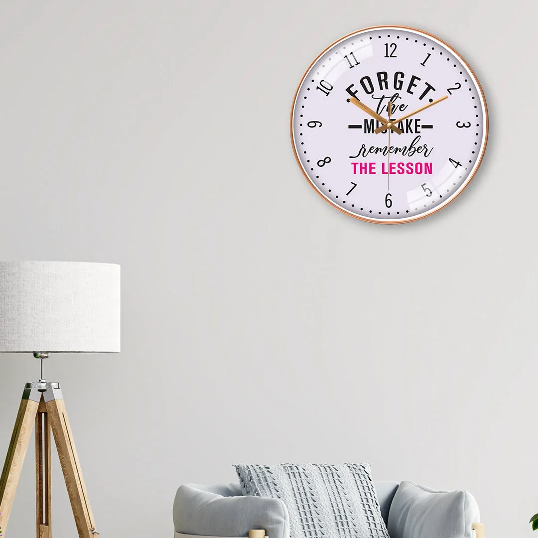 Beautiful encouraging quotes Wall Clock