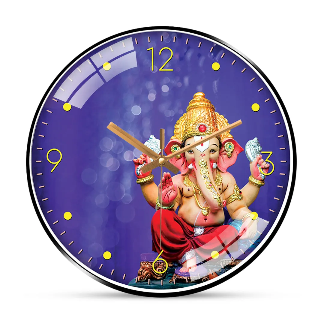 Beautiful ganesha wall clock