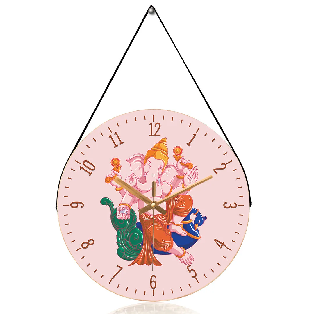 Beautiful ganesha wall clock