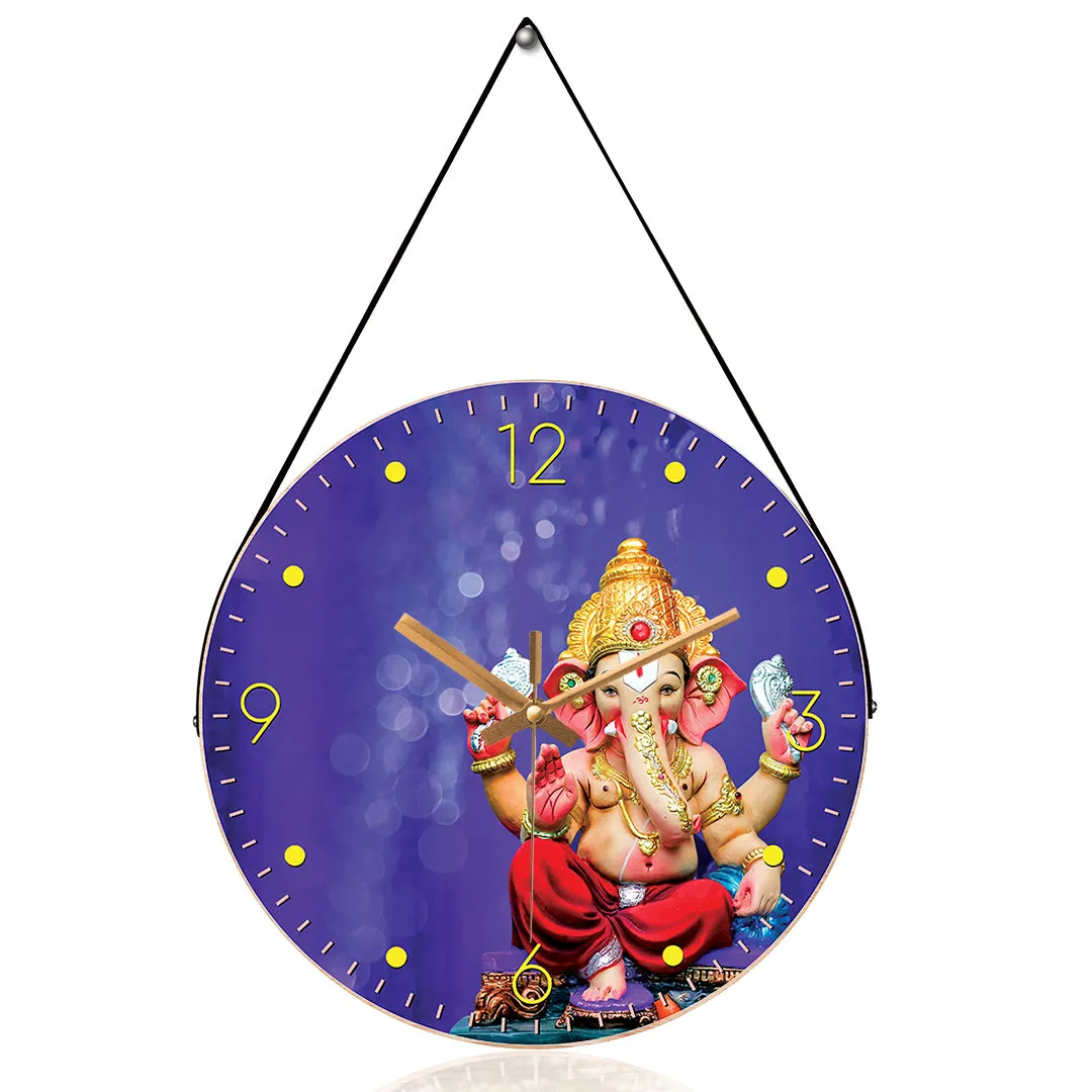 Beautiful ganesha wall clock