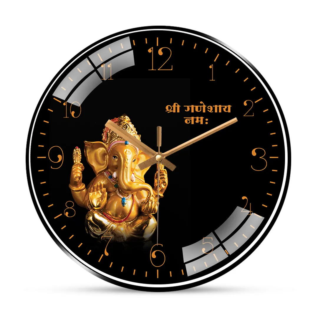 Beautiful ganesha wall clock