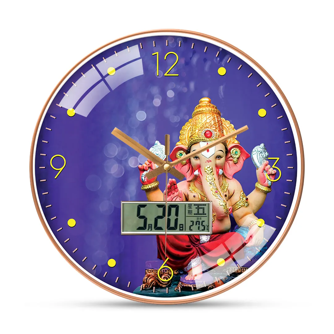 Beautiful ganesha wall clock