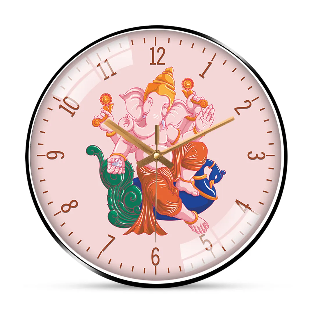 Beautiful ganesha wall clock