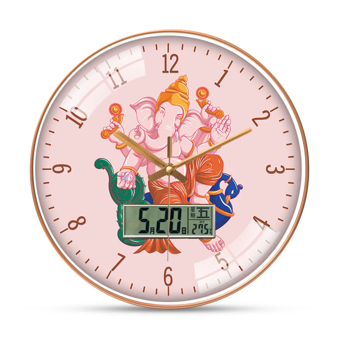 Beautiful ganesha wall clock