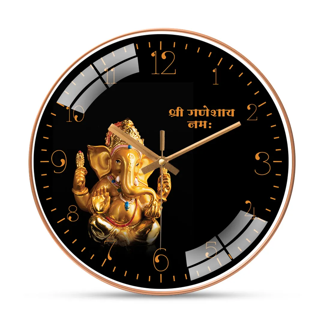 Beautiful ganesha wall clock