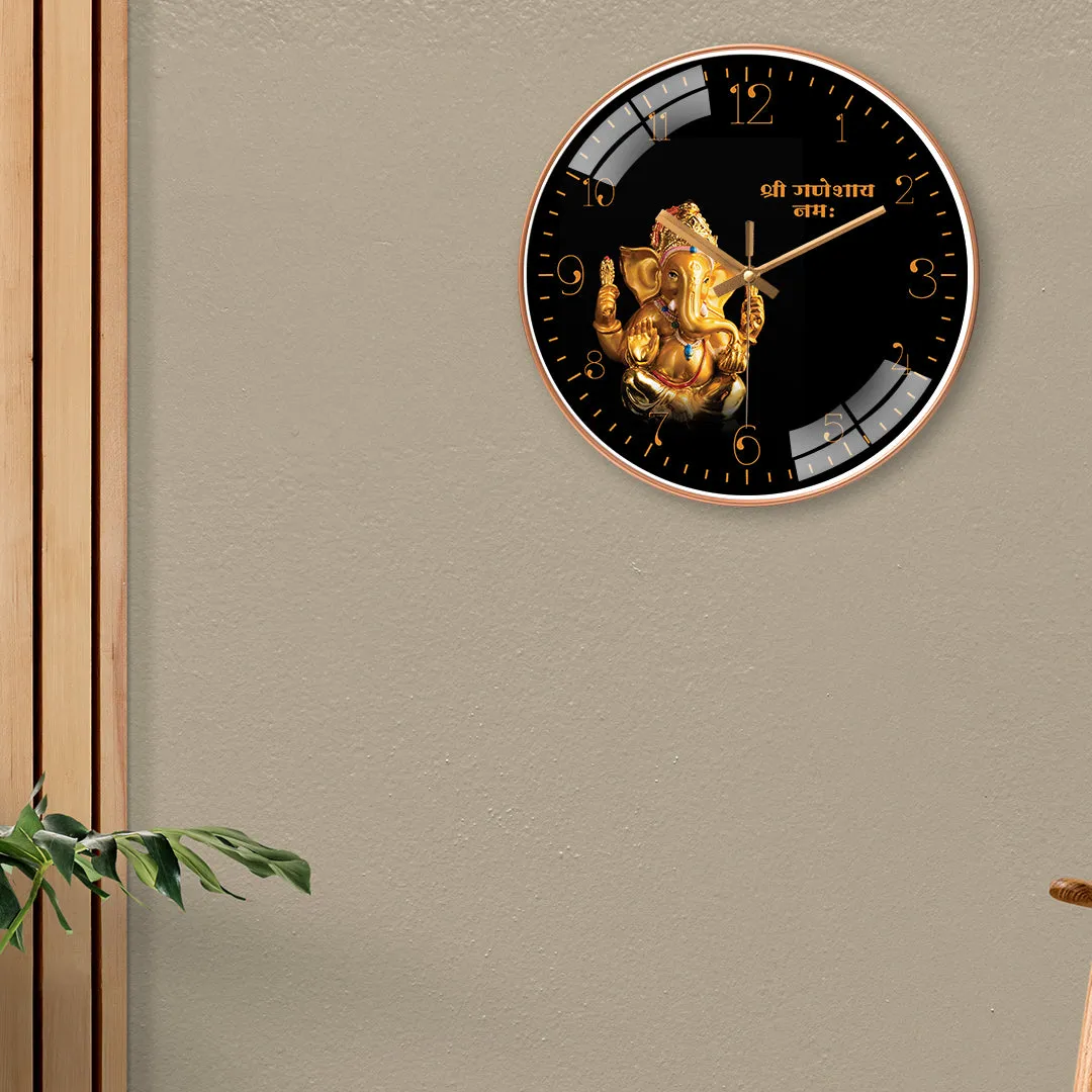 Beautiful ganesha wall clock