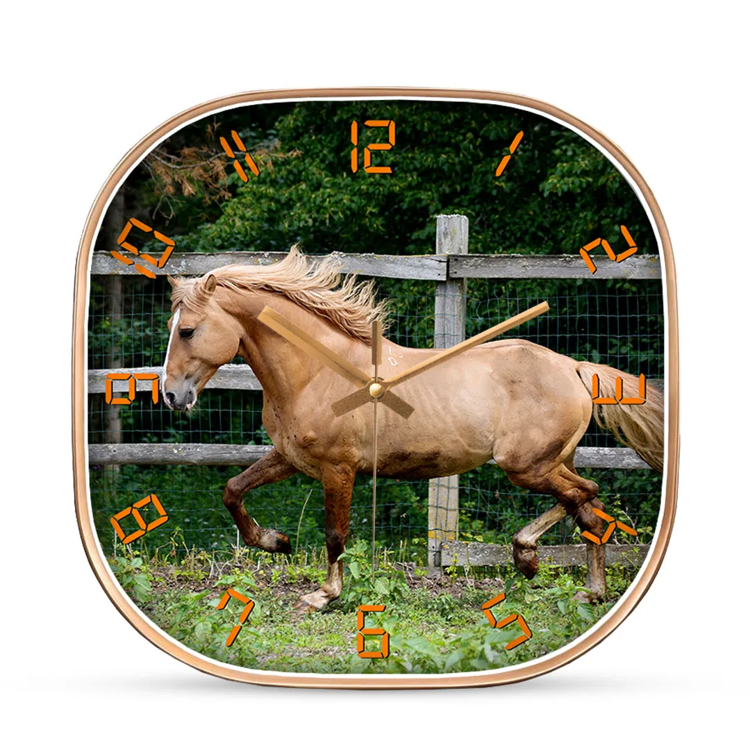 Beautiful horse wall clock