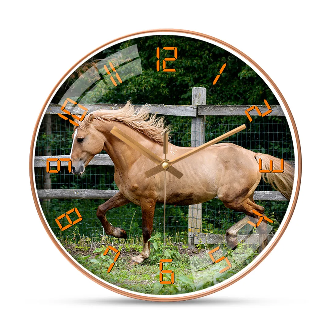 Beautiful horse wall clock