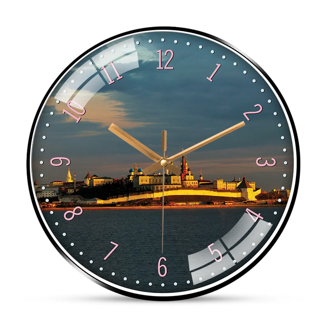 Beautiful kazan city wall clock