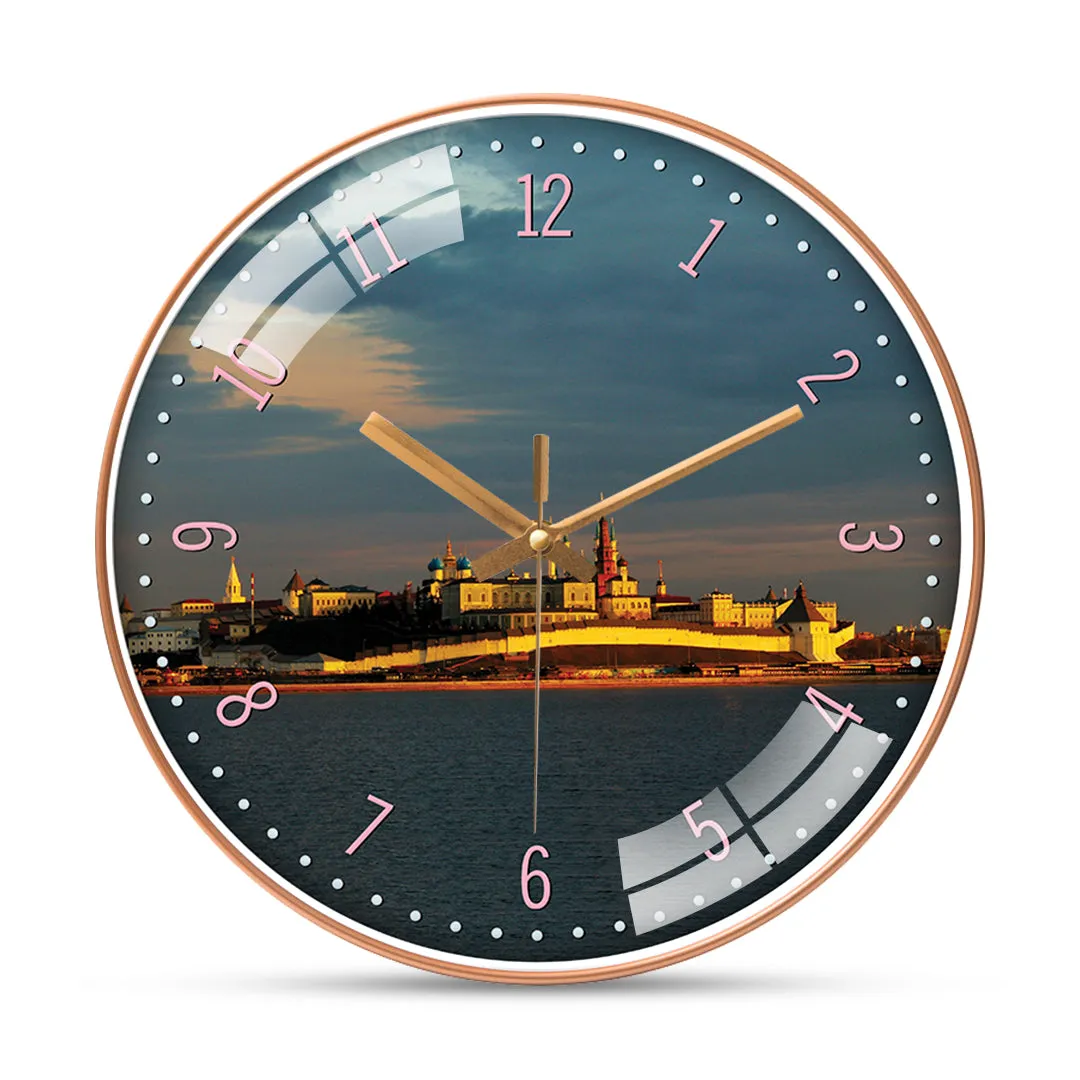 Beautiful kazan city wall clock