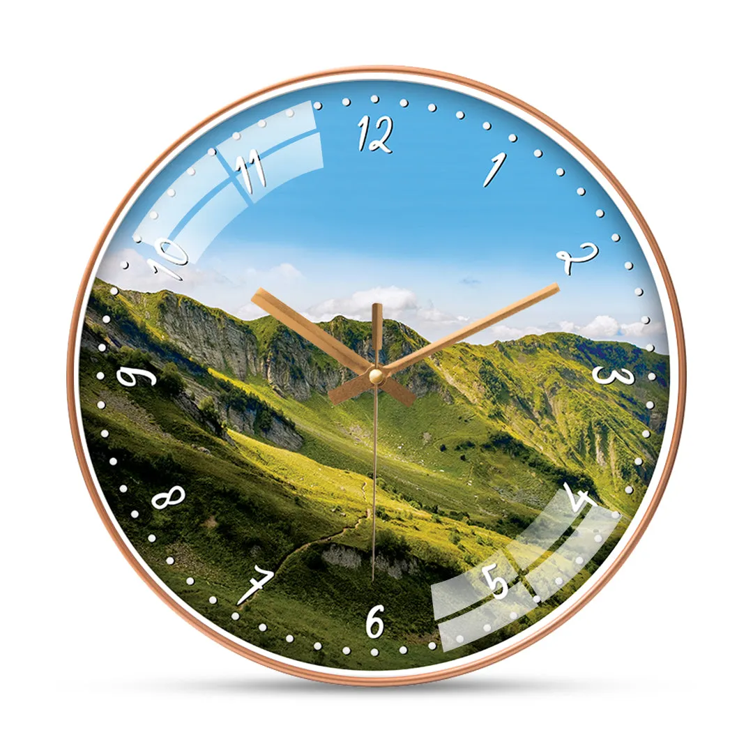 Beautiful nature in sochi city wall clock