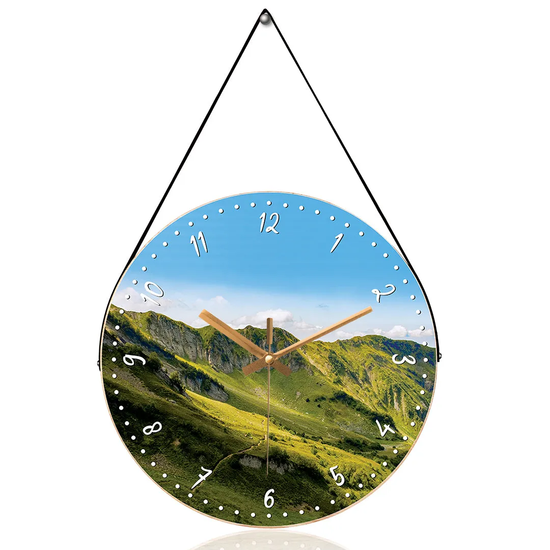 Beautiful nature in sochi city wall clock