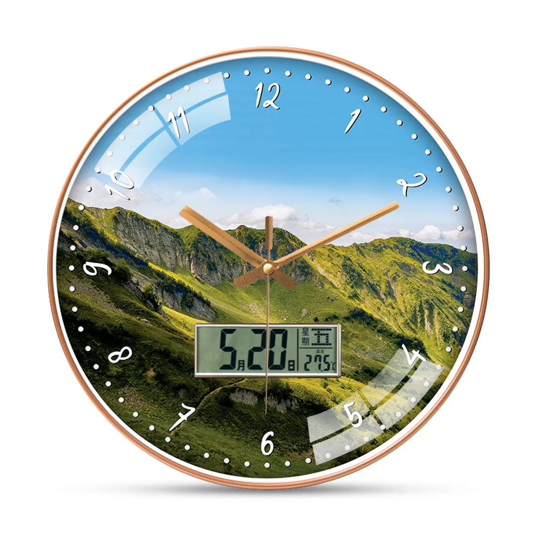 Beautiful nature in sochi city wall clock