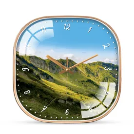 Beautiful nature in sochi city wall clock