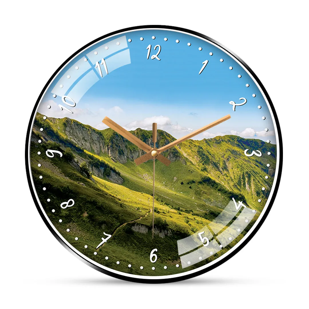 Beautiful nature in sochi city wall clock