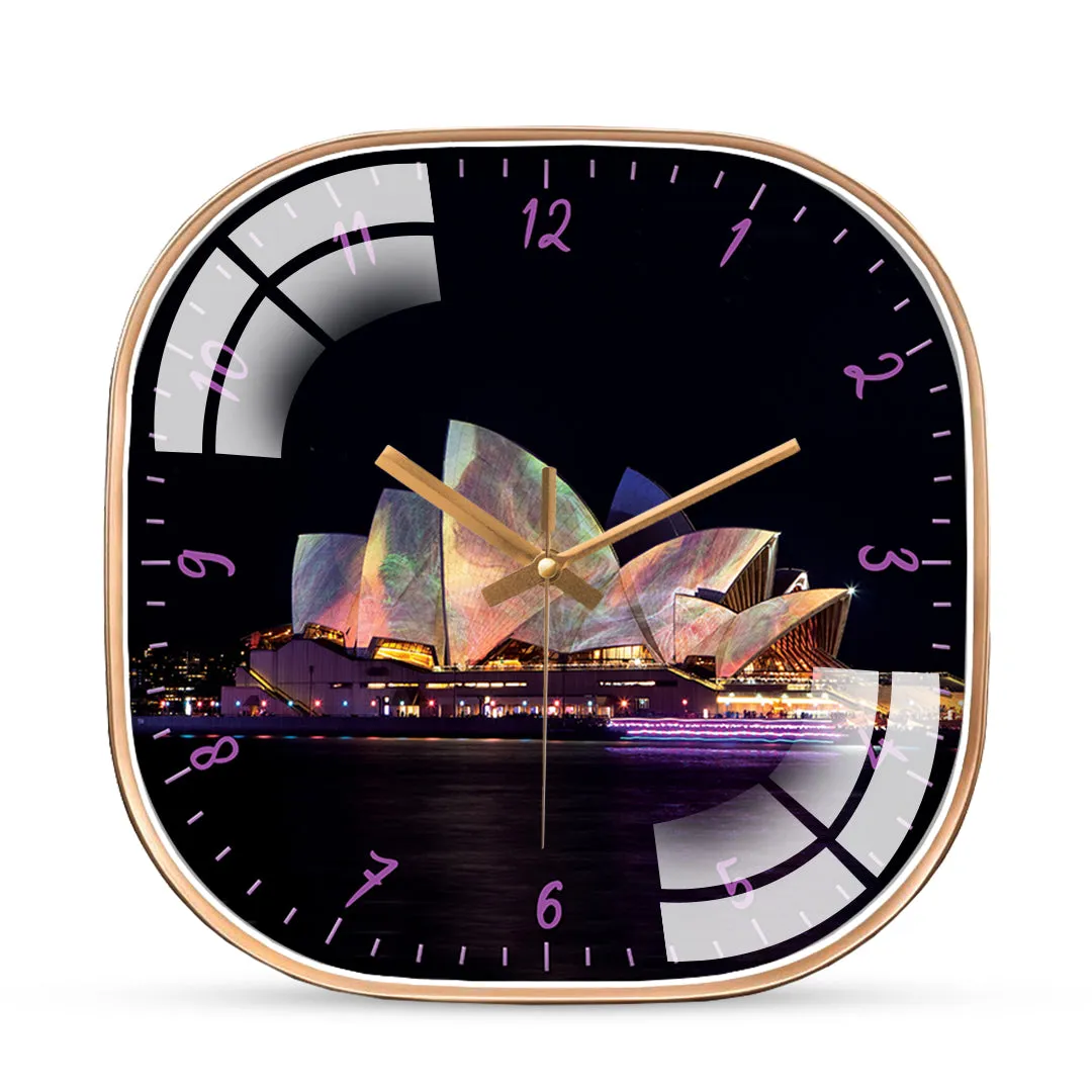 Beautiful Night in Sydney Wall Clock