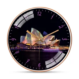 Beautiful Night in Sydney Wall Clock