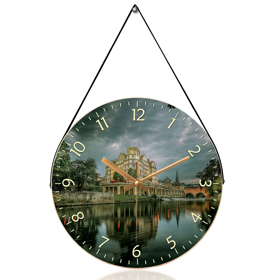 Beautiful place bath city wall clock