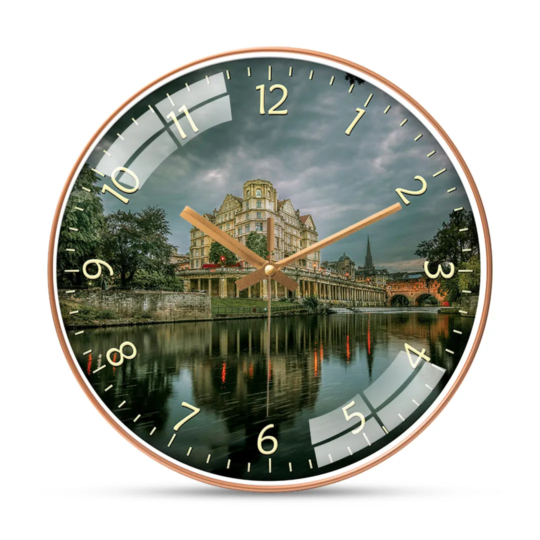 Beautiful place bath city wall clock