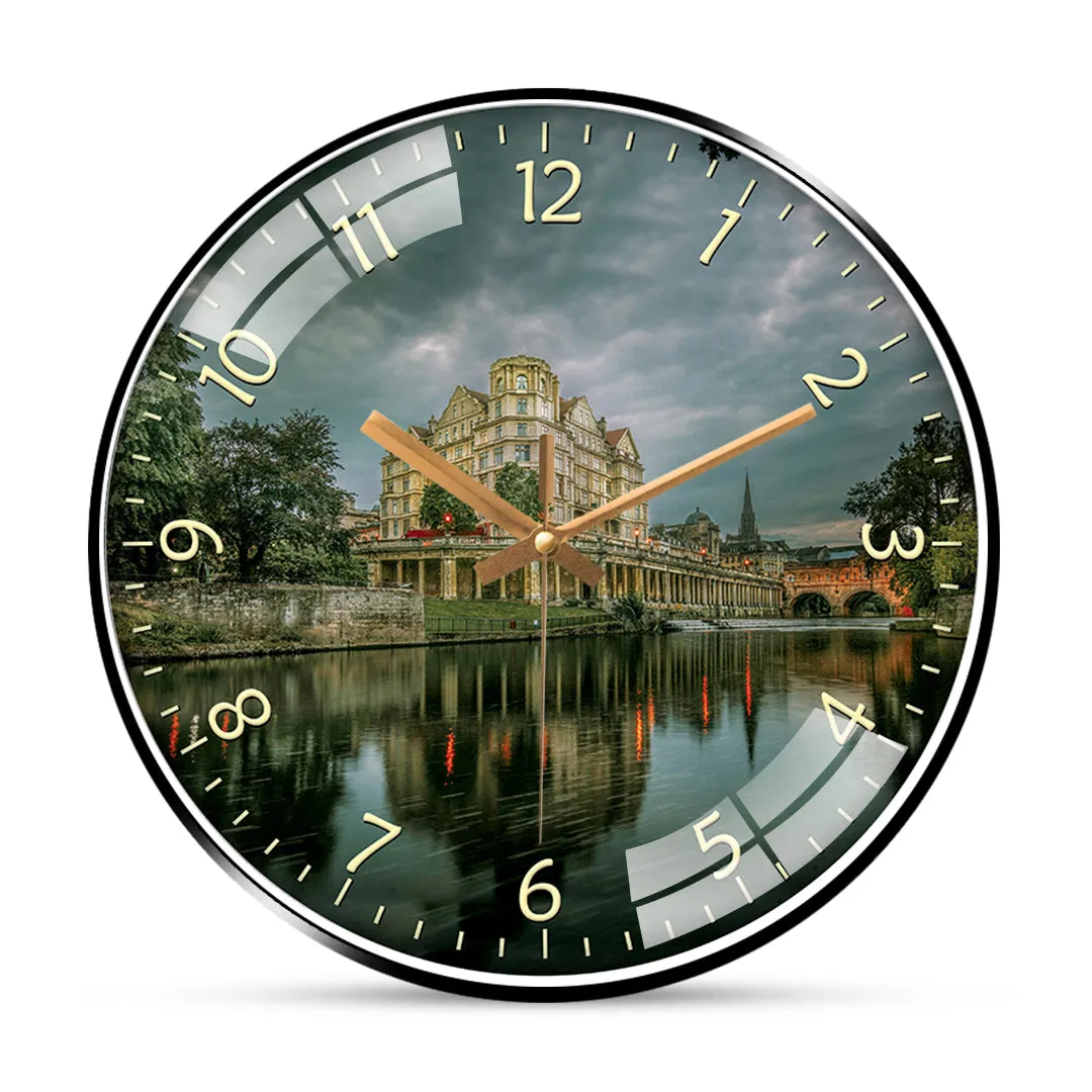 Beautiful place bath city wall clock