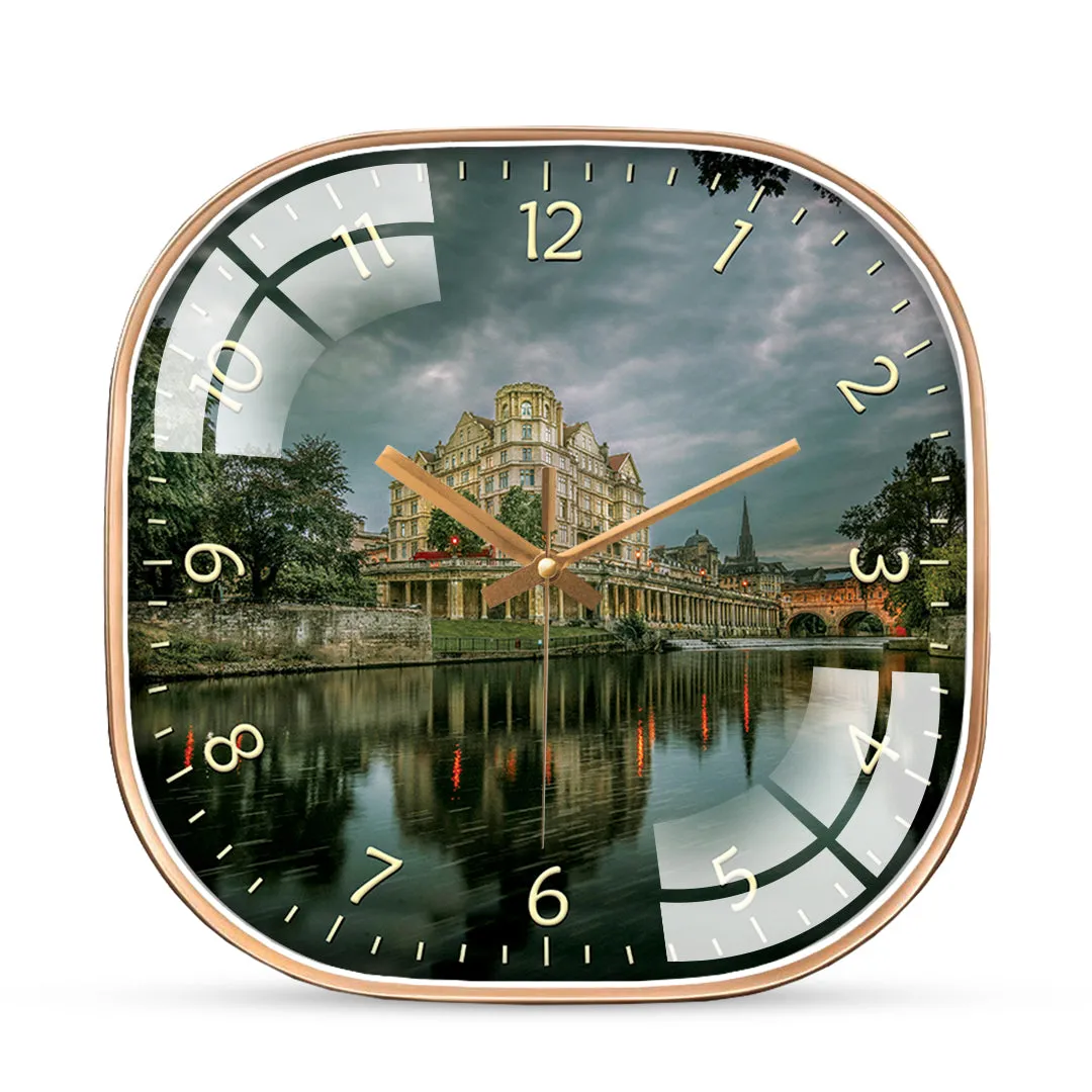 Beautiful place bath city wall clock