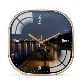 Beautiful riverfront ahmedabad wall clock