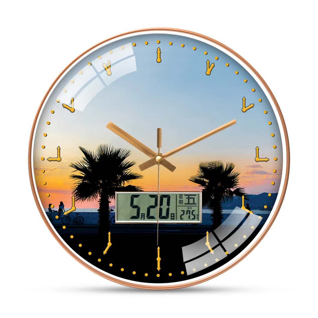 Beautiful sochi city wall clock