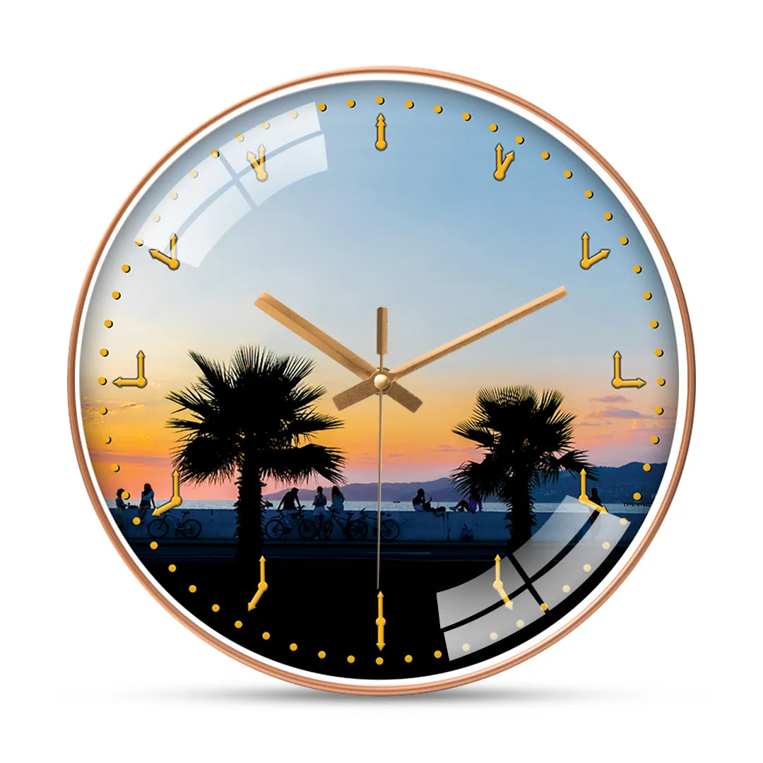 Beautiful sochi city wall clock