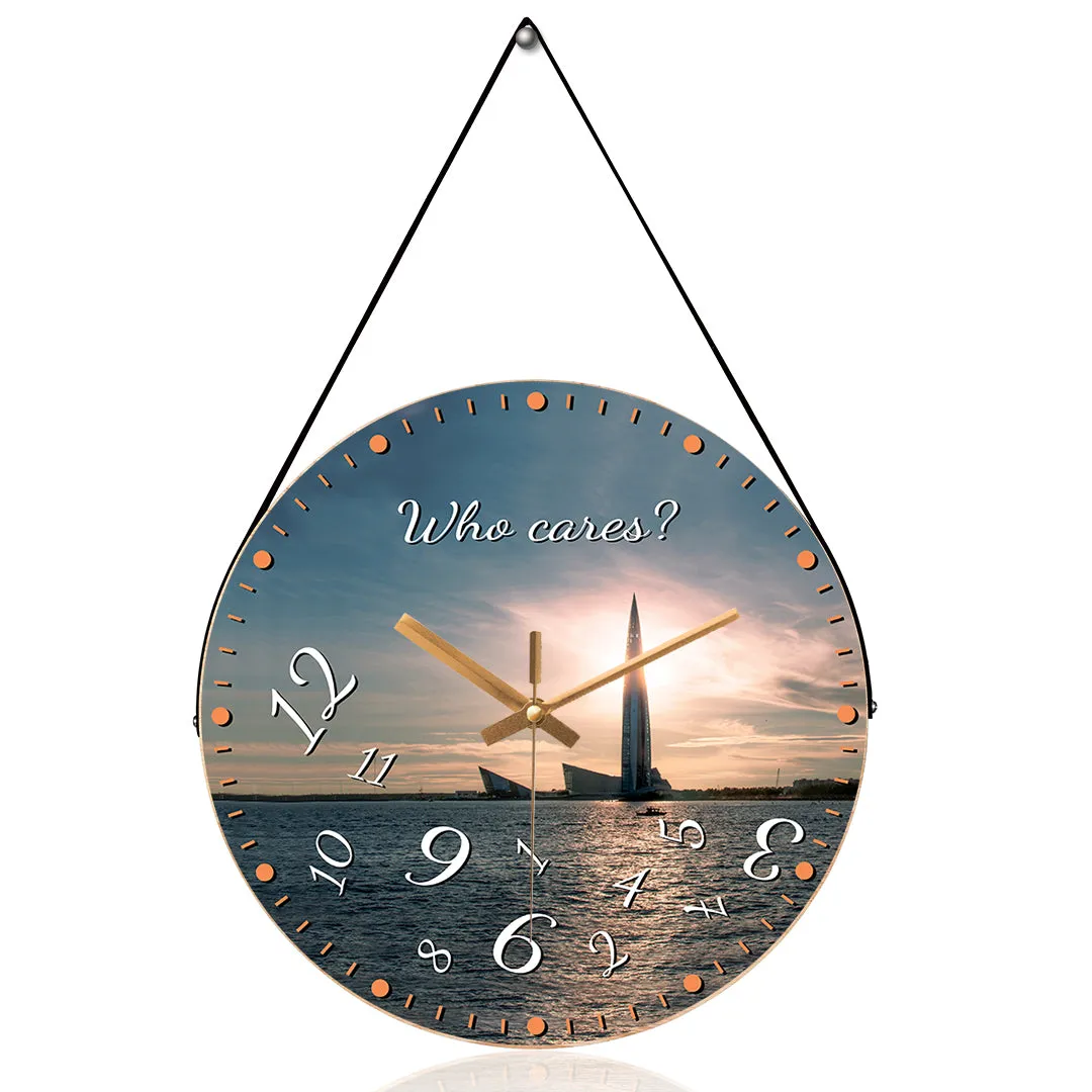 Beautiful st. petersburg city wall clock