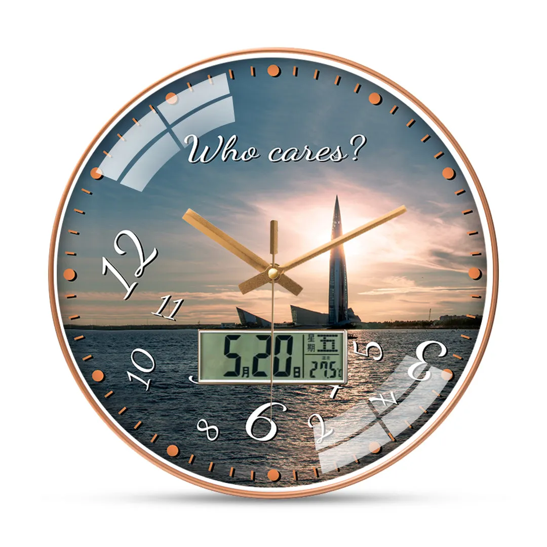 Beautiful st. petersburg city wall clock