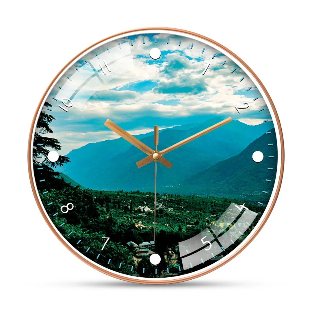 Beauty of manali wall clock