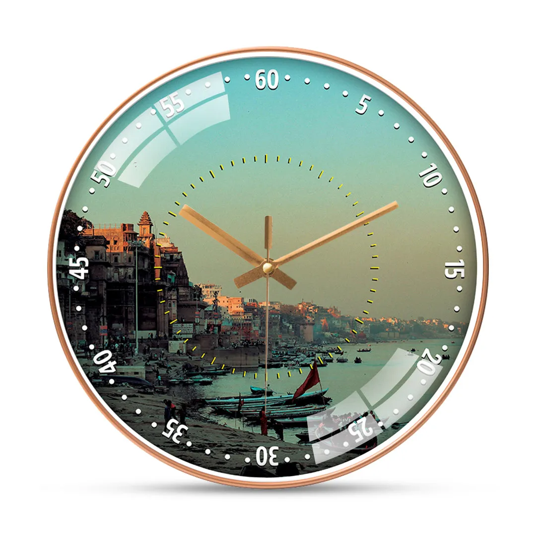 Beauty of rishikesh wall clock