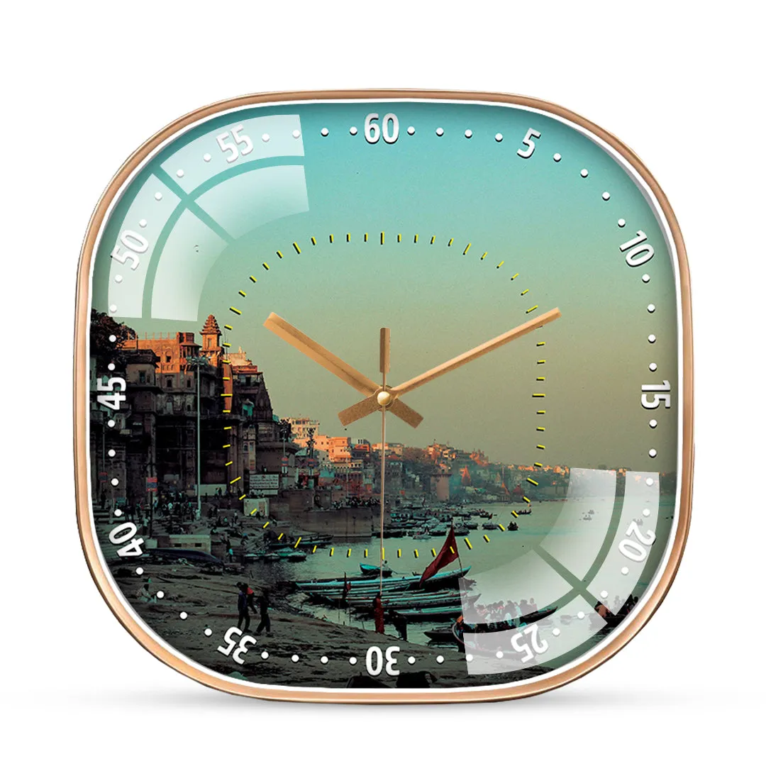 Beauty of rishikesh wall clock