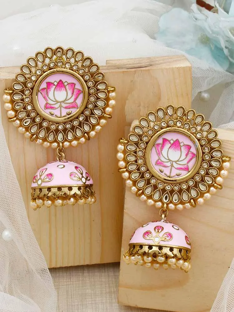 Blush Avanti Jhumkis