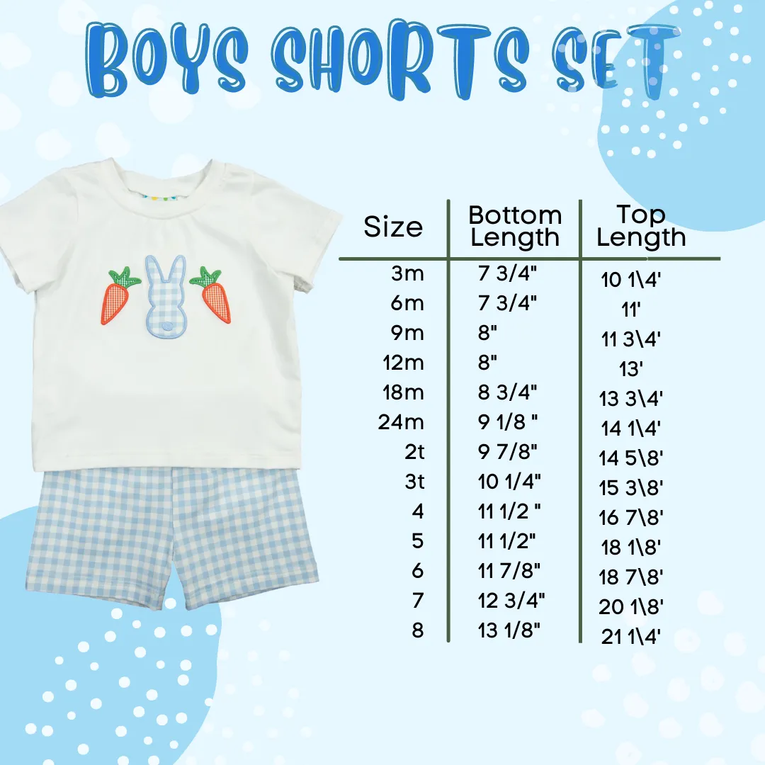 Boys Classic Patriotic  Short Set