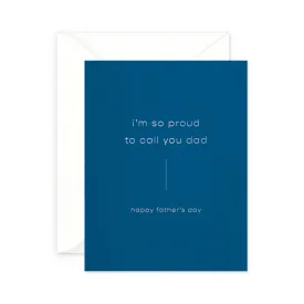 Call You Dad Father's Day Greeting Card