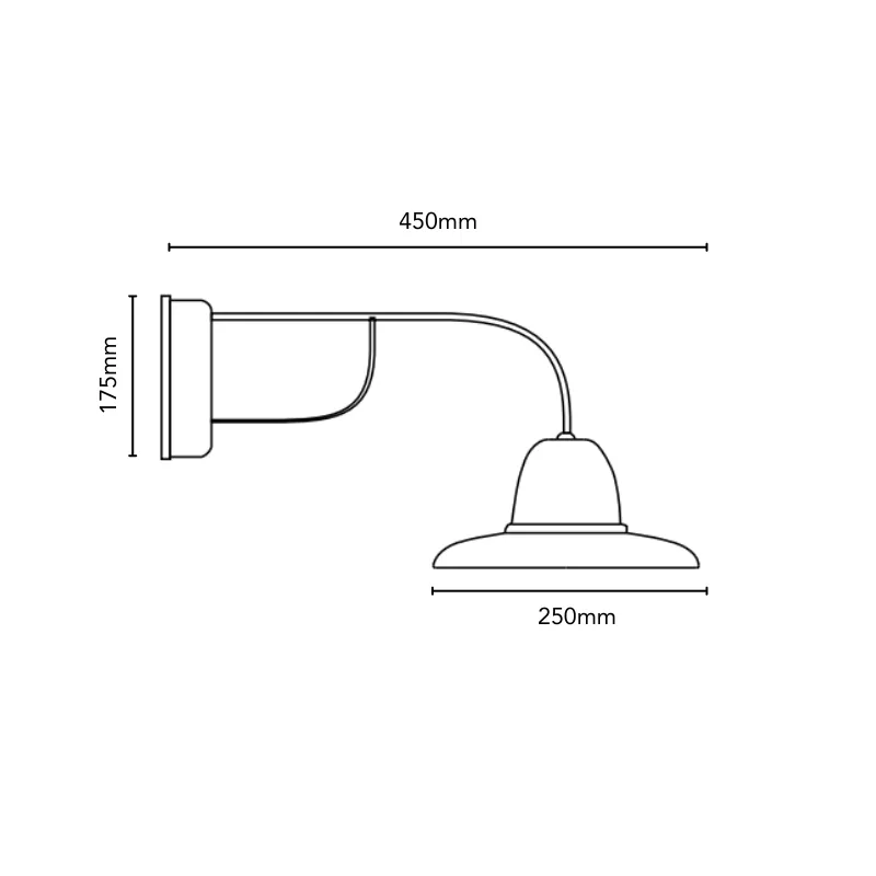 Ceramic Bracket Wall Light