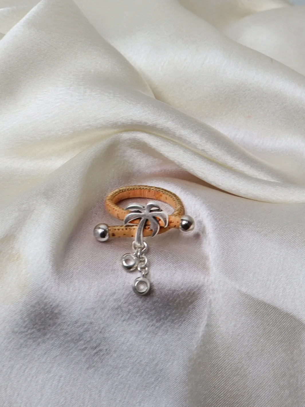 Coconut  Palm Tree Adjustable Cork Ring