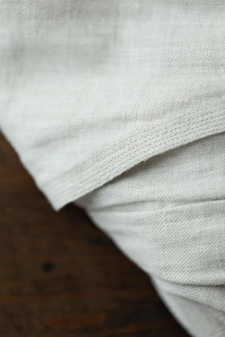 Cotton Linen Long Pants in Natural