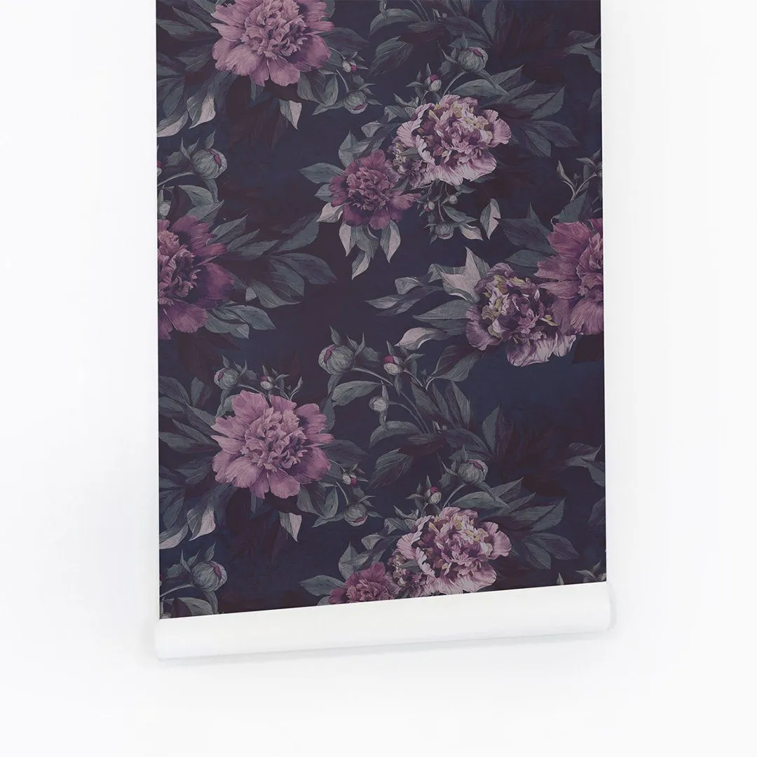 Dark Floral Wallpaper