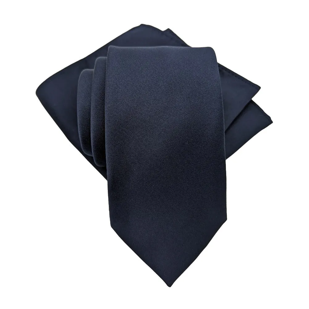 Deep Space Blue Wedding Tie