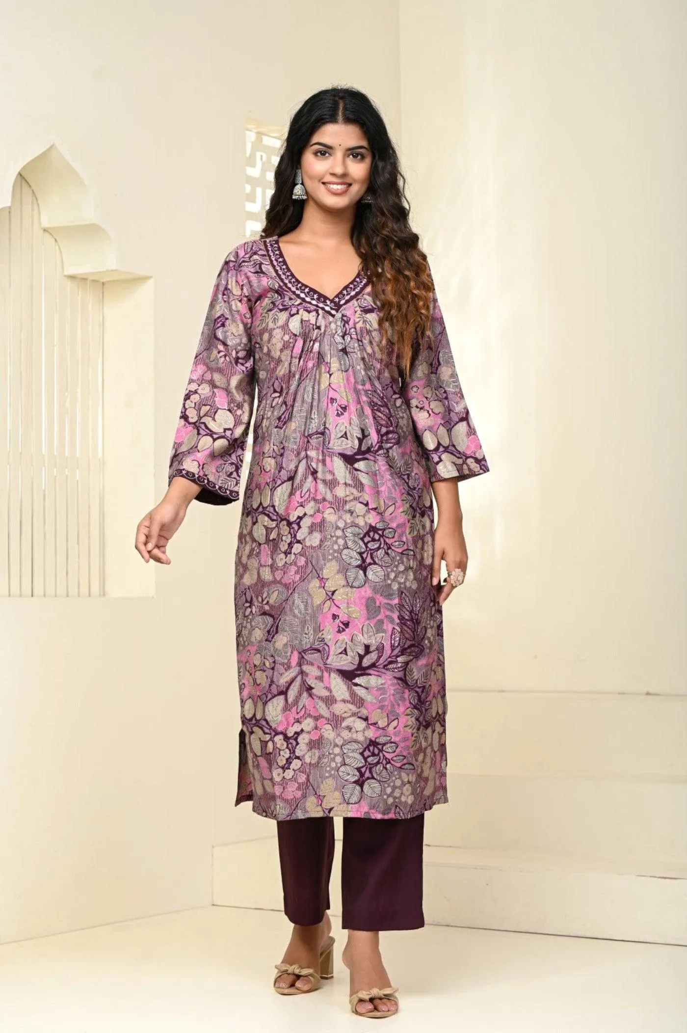 Designer Kurta and Pant Set