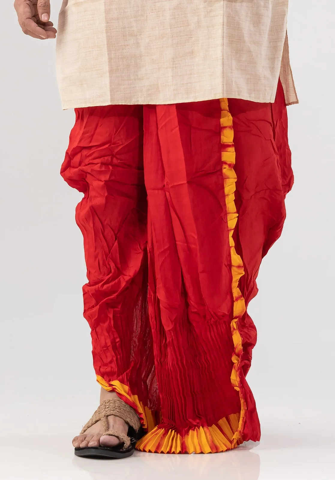 Designer Silk Dhoti- Ready to wear