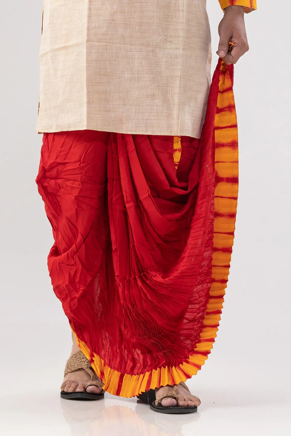 Designer Silk Dhoti- Ready to wear