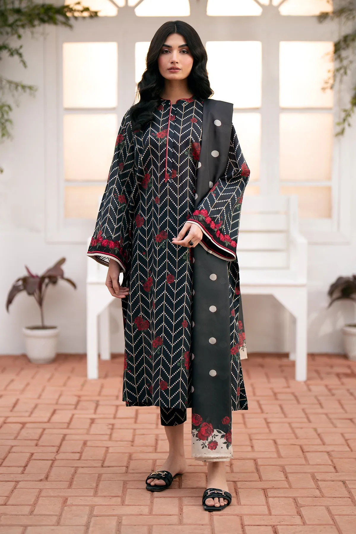 DIGITAL PRINTED LAWN UF-538