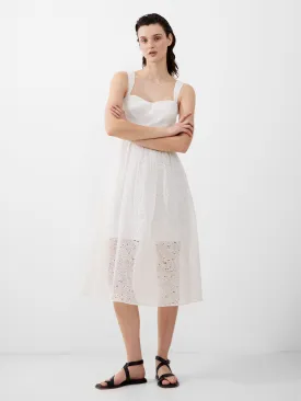 Embroidered Evelyn Lace Strappy Dress