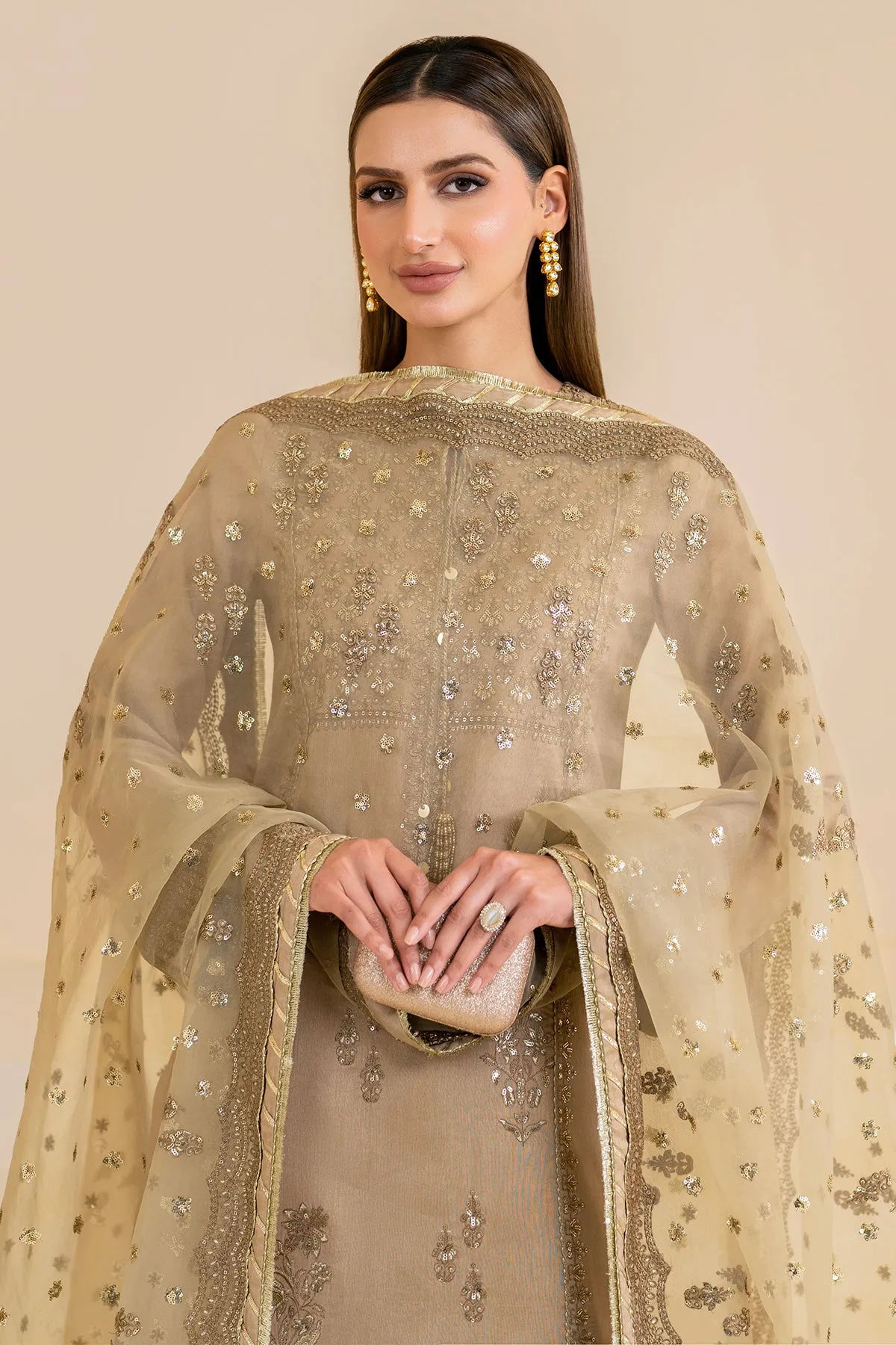 Embroidered Raw Silk UR-7024