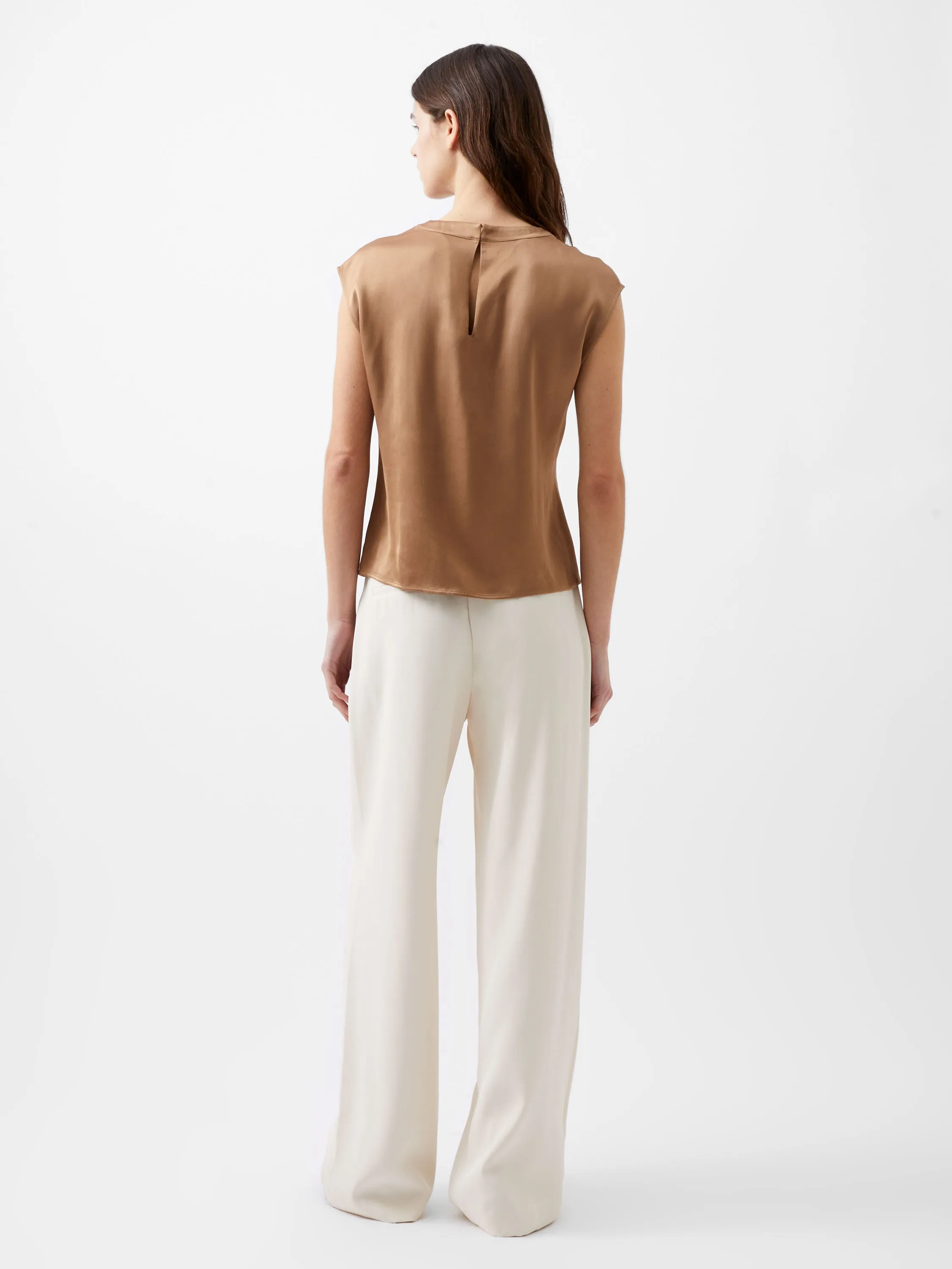 Ennis Eco Satin Neck Detail Top