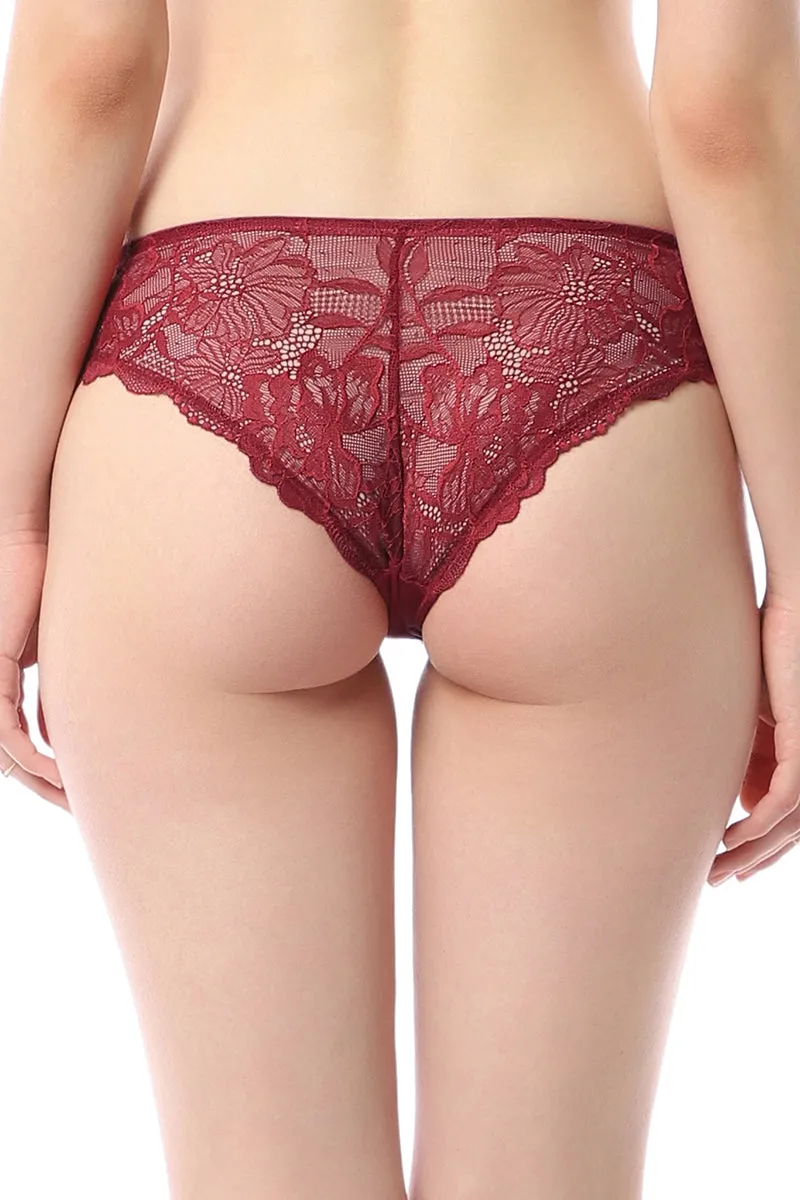 Eternal Bliss Brazilian Panty - Rio Red